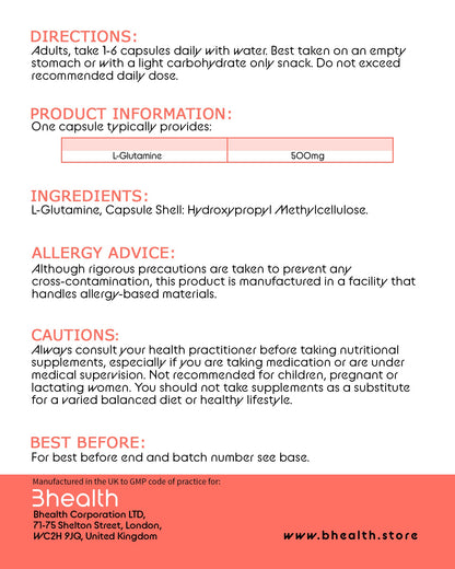 GLUTAMINE - Bhealth Store